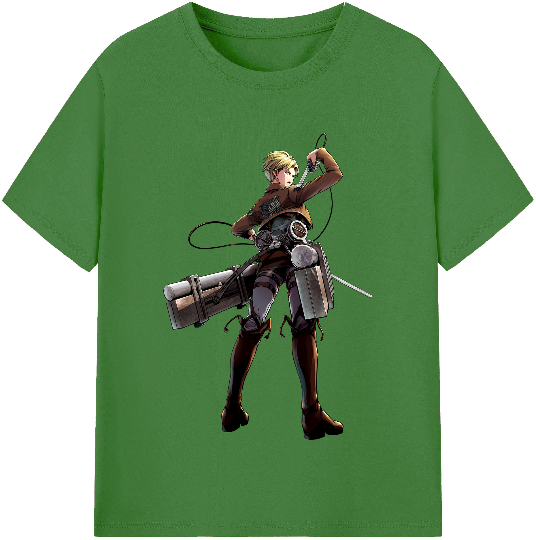 （画像用） 進撃の巨人 Attack on Titan レディースカジュアルプリントTシャツ（綿100％）